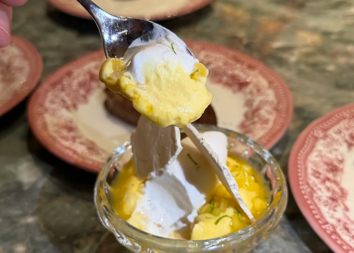 Mango Dessert at The Plump Frenchmen