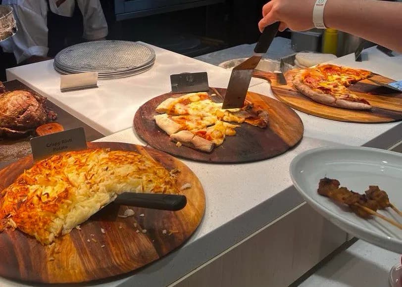 Pizza Station at Swensons