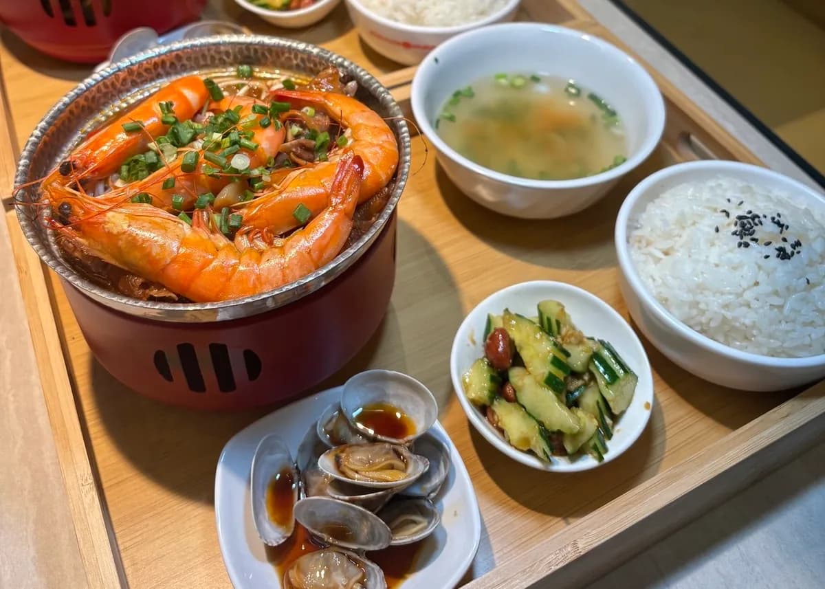 Prawn Lunch Set at PangPang